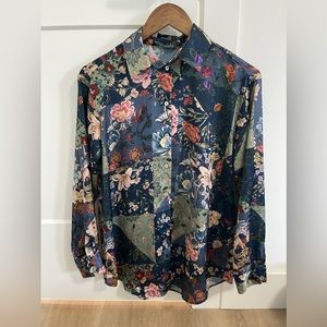 *NEW* ZARA PRINTED BLOUSE